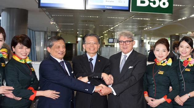 SEA celebra il nuovo volo non-stop da Malpensa a Taipei con EVA Air